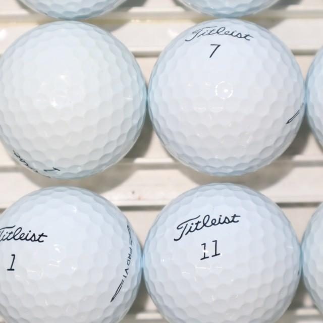 Aランク 25個 2023年モデル プロV1 美品 ホワイト タイトリスト ロストボール prov1 送料無料 Pro V1 Aランク 25個 2023年モデル プロV1 美品 ホワイト