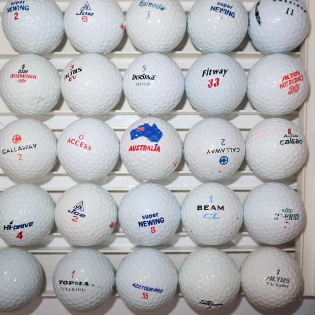 50個 メーカーミックス Bランク 中古 ロストボール 送料無料 白 混合