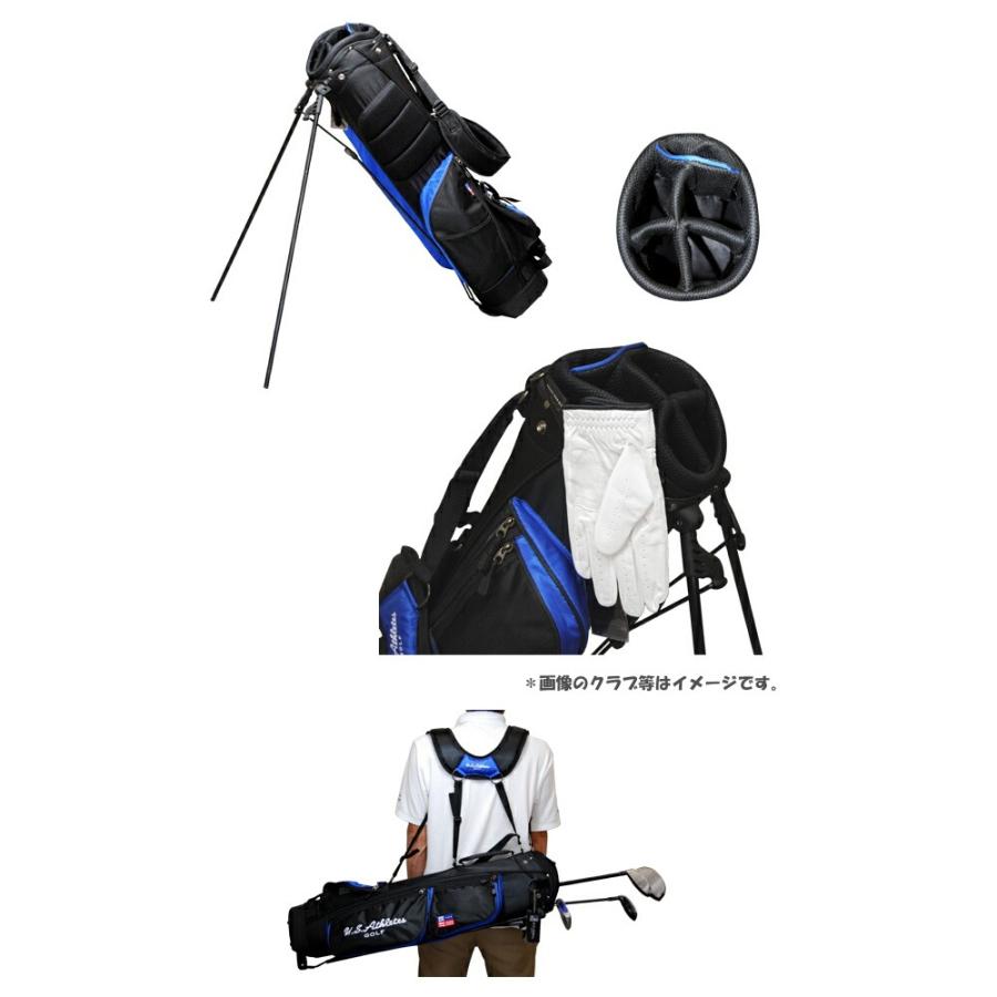 U.S. Athletes キャディバッグ 黒 Amazon | LEZAX(レザックス) U.S.Athlete 6.5型(53cm)キャディ