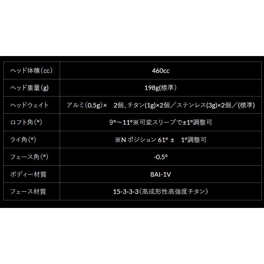 アクシスゴルフ 512ZFX TOUR-SPEC DRIVER ドライバー AXISGOLF 正規品