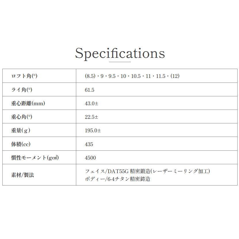 MYSTERY（ミステリー） mystery CF-435 TOUR ドライバー 正規品 ルール