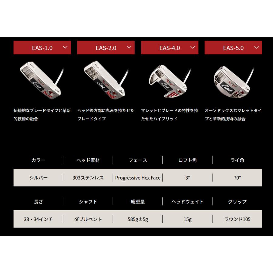EDEL(ファッション) Edel EAS PUTTERS トルクバランスパター EDEL(ファッション) Edel EAS PUTTERS トルクバランスパター