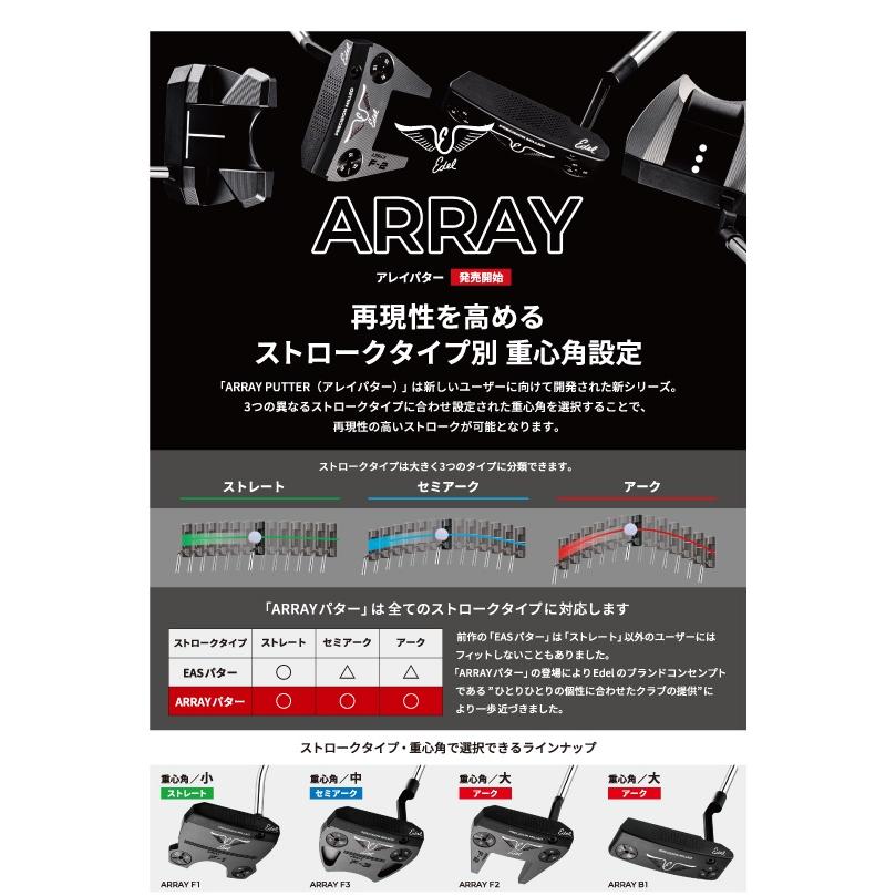 Edel ARRAY PUTTER アレイパター F1 / F2 / F3 / B1 イーデル | EDEL（ファッション） | 05