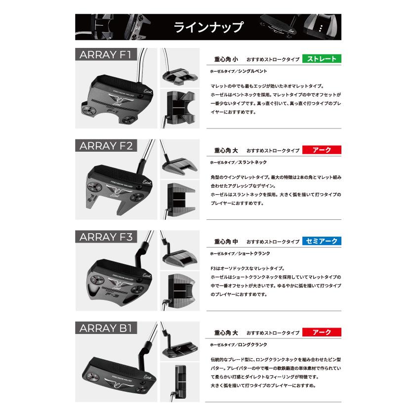 Edel ARRAY PUTTER アレイパター F1 / F2 / F3 / B1 イーデル | EDEL（ファッション） | 07