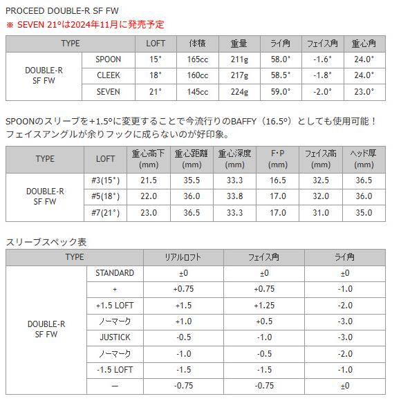 JUSTICK PROCEED DOUBLE-R SF FW ジャスティック プロシード ダブル