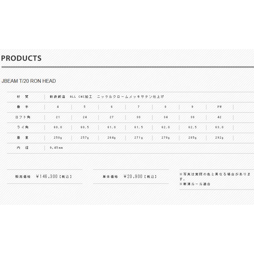 JBEAM T/20 IRON HEAD 安心のジェイビーム工房組立 Jビーム アイアン