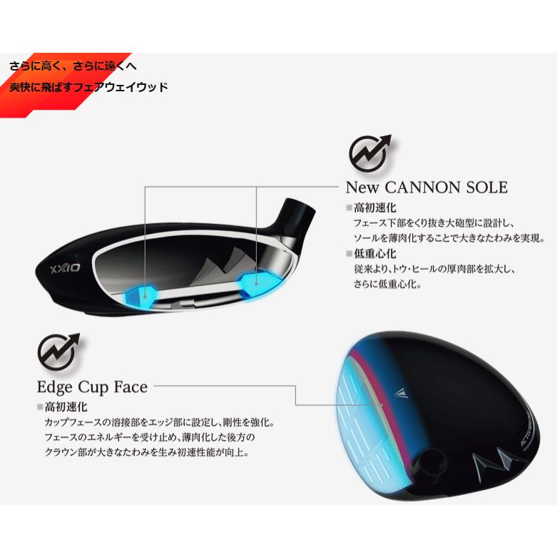 XXIO 特注 ゼクシオ 14 フェアウェイウッド VENTUS TR / BLACK RED