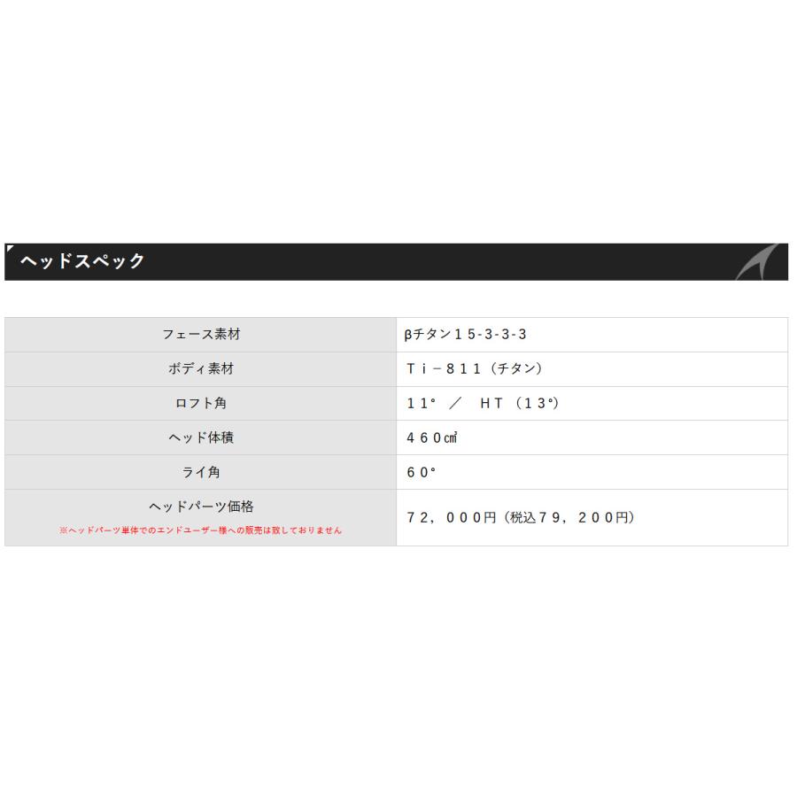 アキラプロダクツ（AKIRA） アキラ ADR VINTAGE DRIVER 高反発