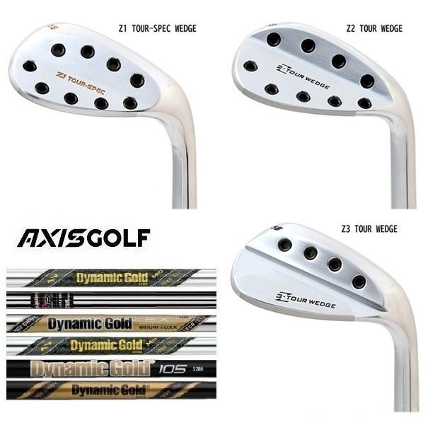 アクシスゴルフ Z1 / Z2 Z3 TOUR WEDGE Dynamic Gold MID ELEVATE ONYX