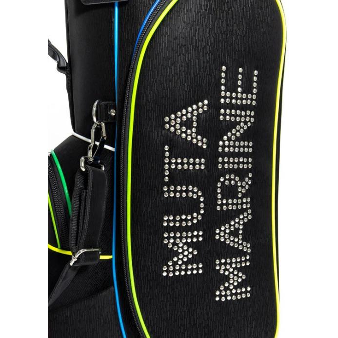 muta MARINE GOLF メンズ レディース 波柄レインボースタッズキャデ