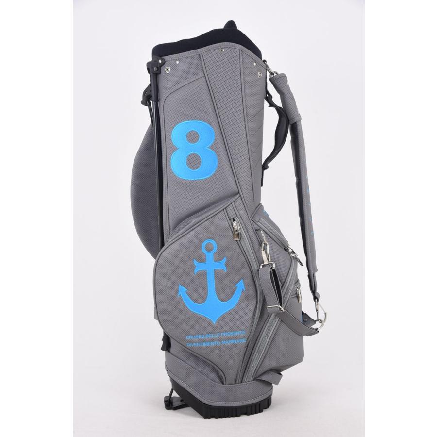 MUTA エシカルレザー キャディバッグ＆ヘッドカバーセット　グレー MUTA エシカルレザー キャディバッグ＆ヘッドカバーセット