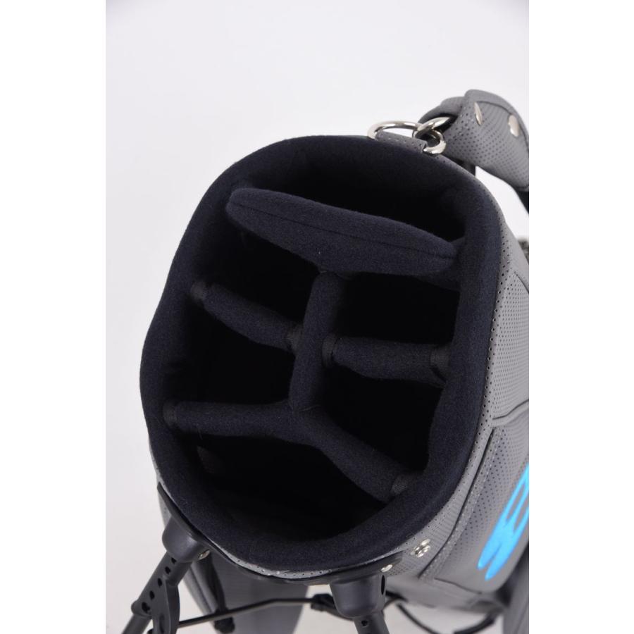 MUTA エシカルレザー キャディバッグ＆ヘッドカバーセット　グレー MUTA エシカルレザー キャディバッグ＆ヘッドカバーセット