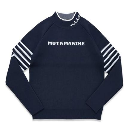 muta ムータ ジャガードモックネック プルオーバー(全3色 muta ムータ ジャガードモックネック プルオーバー(全3色