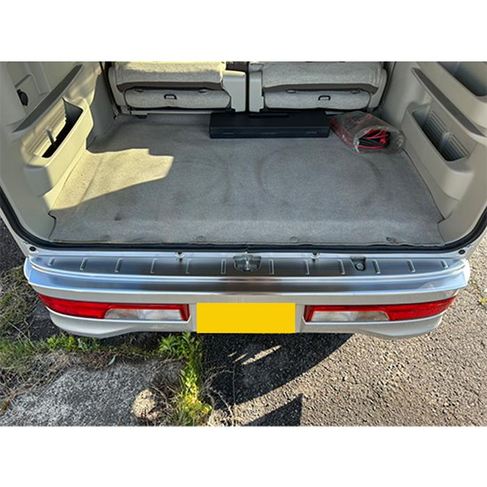 DA17W エブリイワゴン リア バンパー ステップ ガード ガーニッシュ シルバー スズキ ステンレス製 カバー |  | 02