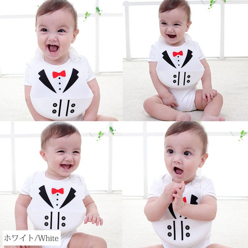 数量限定 シリコンビブ 結婚式 スーツ風 ドレス風 シリコンスタイ ビブ 男の子 女の子 離乳食 エプロン 食べこぼし防止 防水加工 Aynaelda Com