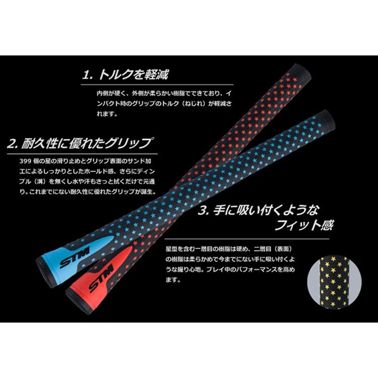 STM S-1 プロト M60 バックライン有り無し混合　8本セット‼️ メール便配送無料10本セット】グリップ ゴルフ ウッド アイアン用 エス