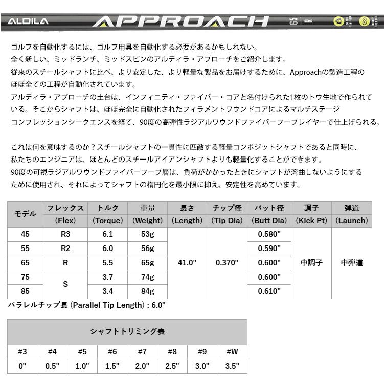 ALDILA（アルディラ） 【2025年新モデル】シャフト アイアン用