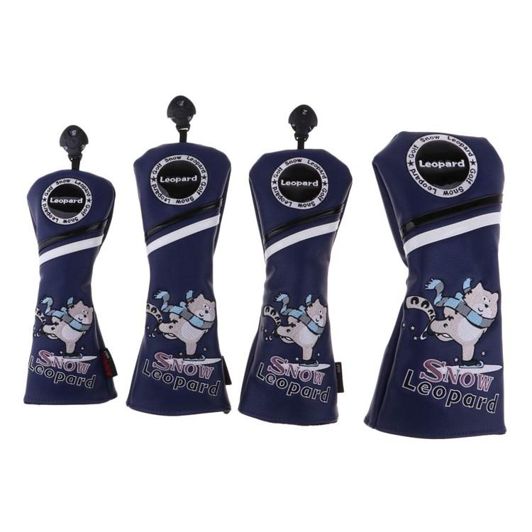 送料無料 ゴルフ ヘッドカバー ドライバー用 4個セット Puレザー クマ ウッドヘッドカバー 1 3 5 Ut Ah036 Ah036 Ml ゴルフハンズ 通販 Yahoo ショッピング