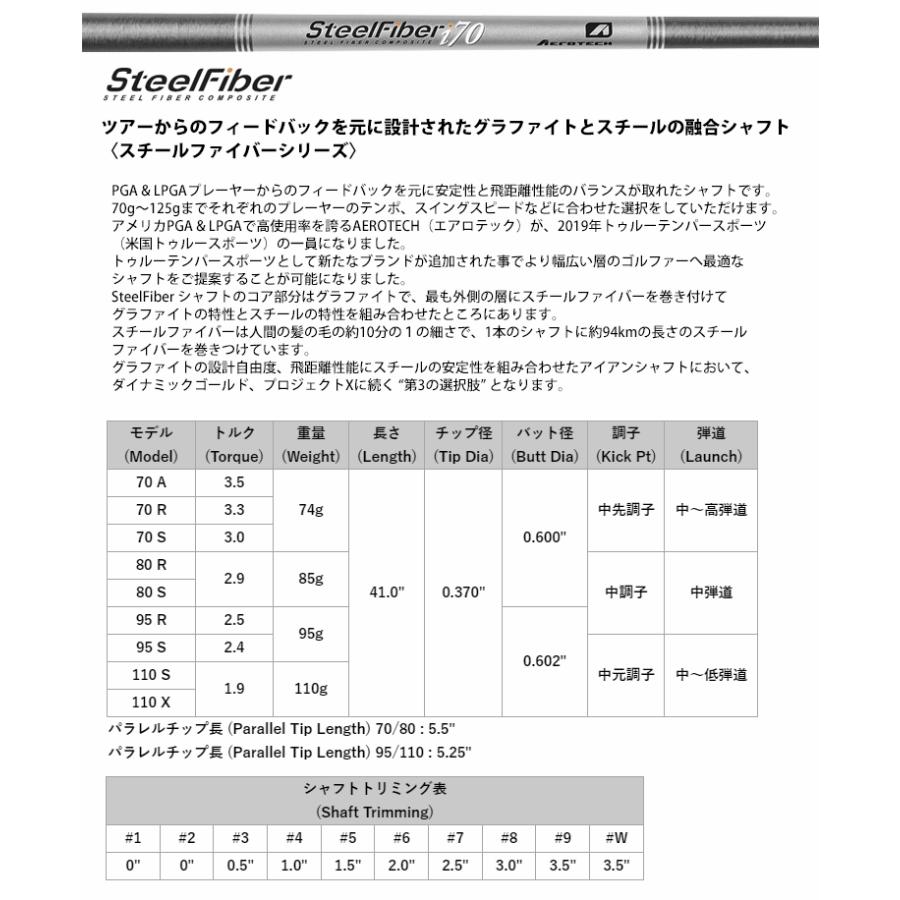 TRUE TEMPER シャフト アイアン用 エアロテック スチール TRUE TEMPER シャフト アイアン用 エアロテック スチール