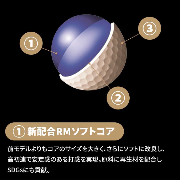 HONMA D1 ゴルフ ボール 本間 ホンマ 1ダース（12球入） （HONMA GOLF