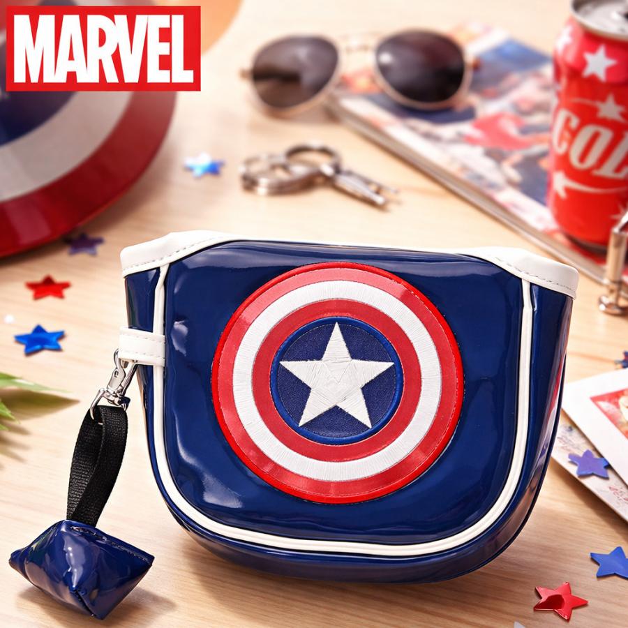 キャプテンアメリカ マーベル バッキー グッズ マグネット スクエア缶