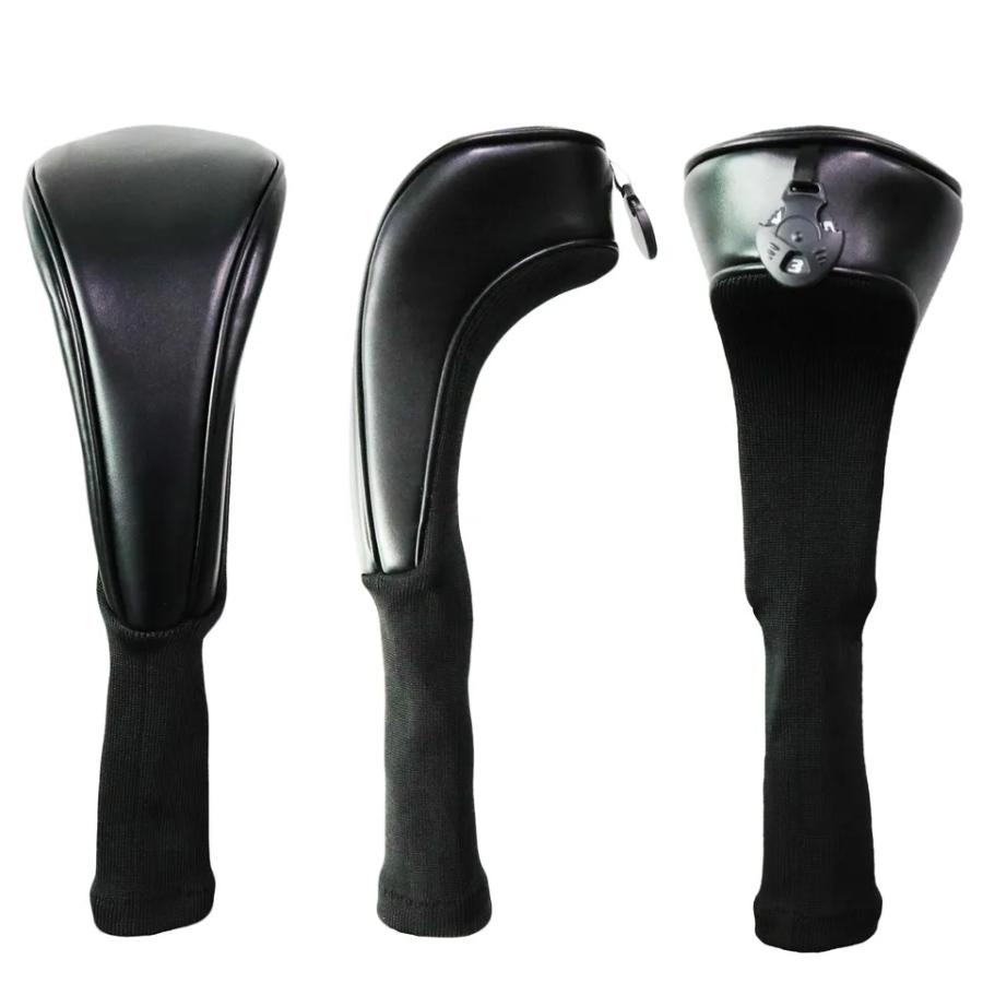 3個セット】 ヘッドカバー DR×1 FW×2 高級PUレザー ロングネック
