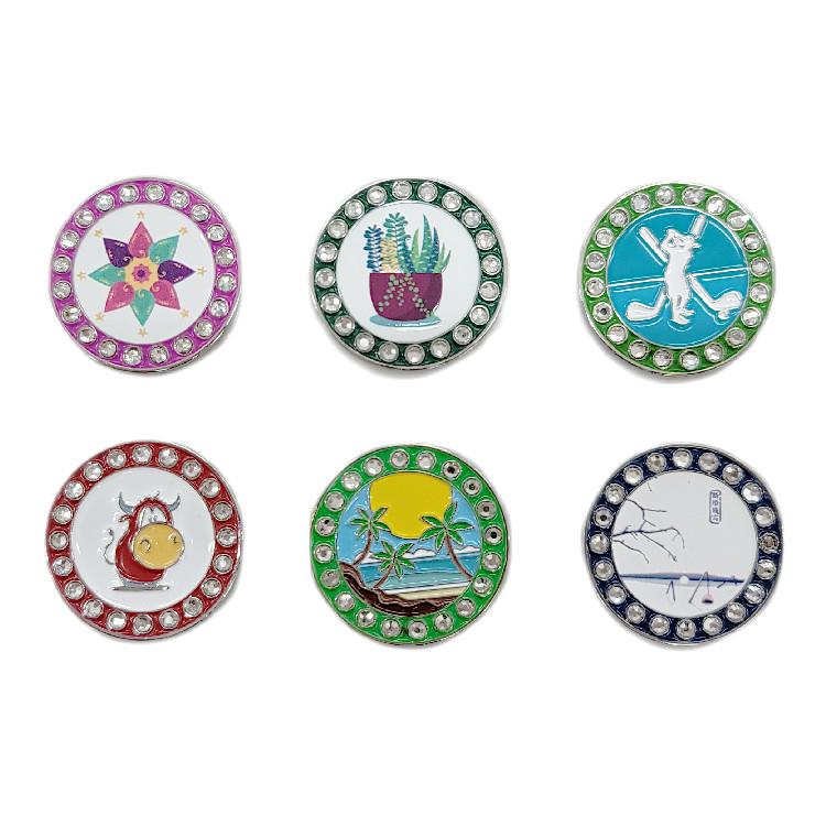 マグネットクリップ付き メタルグリーンマーカー コンペ 景品 かわいい