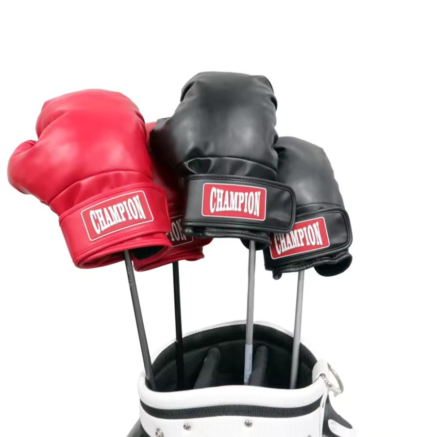 ヘッドカバー 高級PUレザー ボクシング グローブ ドライバー(DR