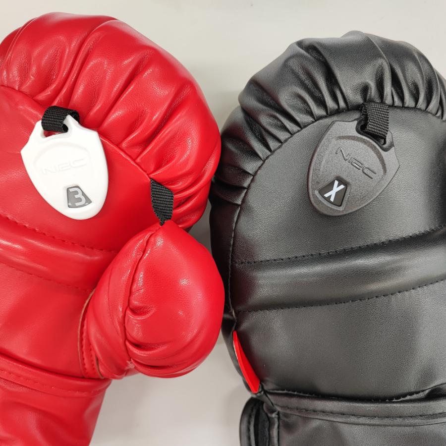 ヘッドカバー 高級PUレザー ボクシング グローブ ドライバー(DR