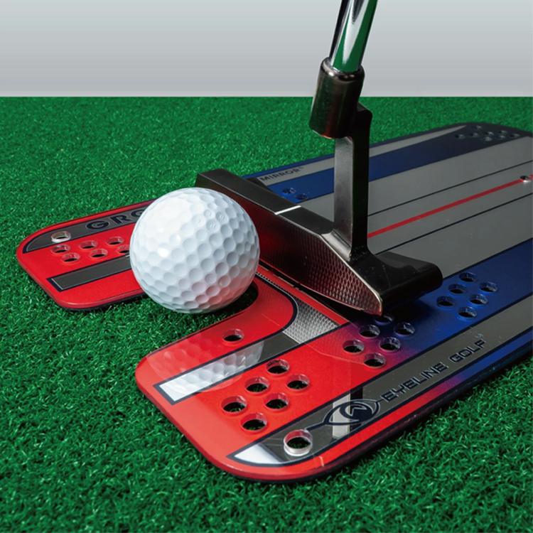 パター練習　EyeLineミラー＆TruePathセット アイラインゴルフ ラウンド用品 練習グッズ パター練習 パット上達