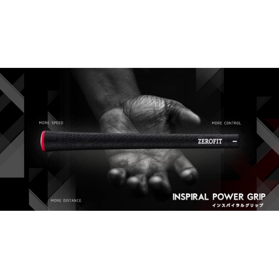 【送料無料】イオンスポーツ ゼロフィット インスパイラル パワーグリップ (ZEROFIT INSPIRAL POWER GRIP) ウッド＆アイアン用グリップ ゴルフ EON-ZF-POWERGRIP | ZEROFIT | 01