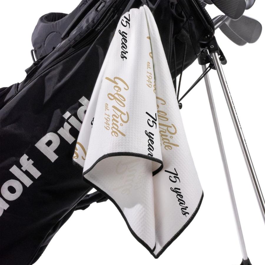 【数量限定品】ゴルフプライド Golf Pride 75周年 限定記念マイクロファイバータオル ループ付き ラウンド用品 ゴルフ GP