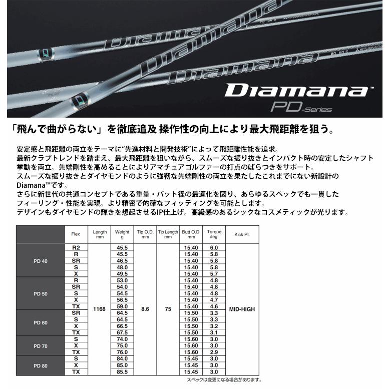 三菱ケミカル - ドライバー　シャフト Diamana™ WB Series｜三菱ケミカル ゴルフシャフト