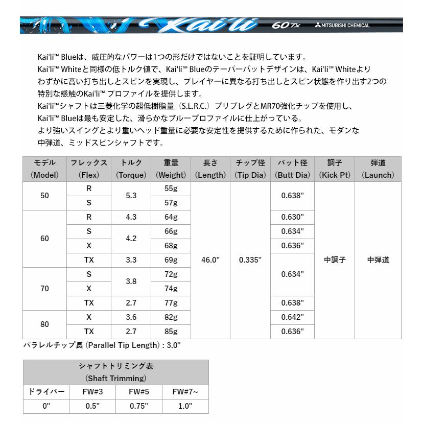 三菱（MITSUBISHI） 【処分価格】シャフト ドライバー用 三菱ケミカル