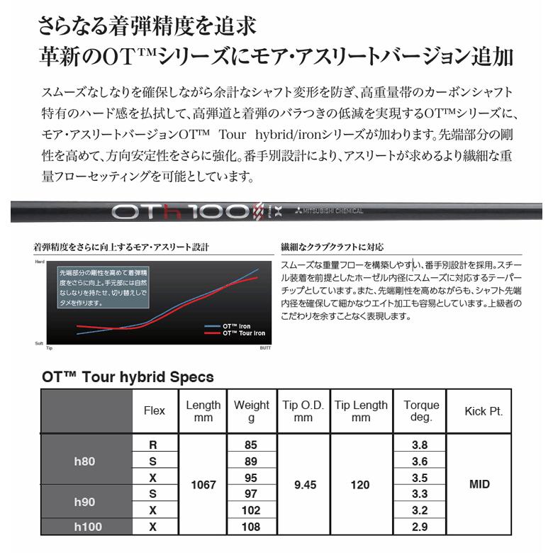 三菱ケミカル OT h90 シャフト ユーティリティシャフト 三菱