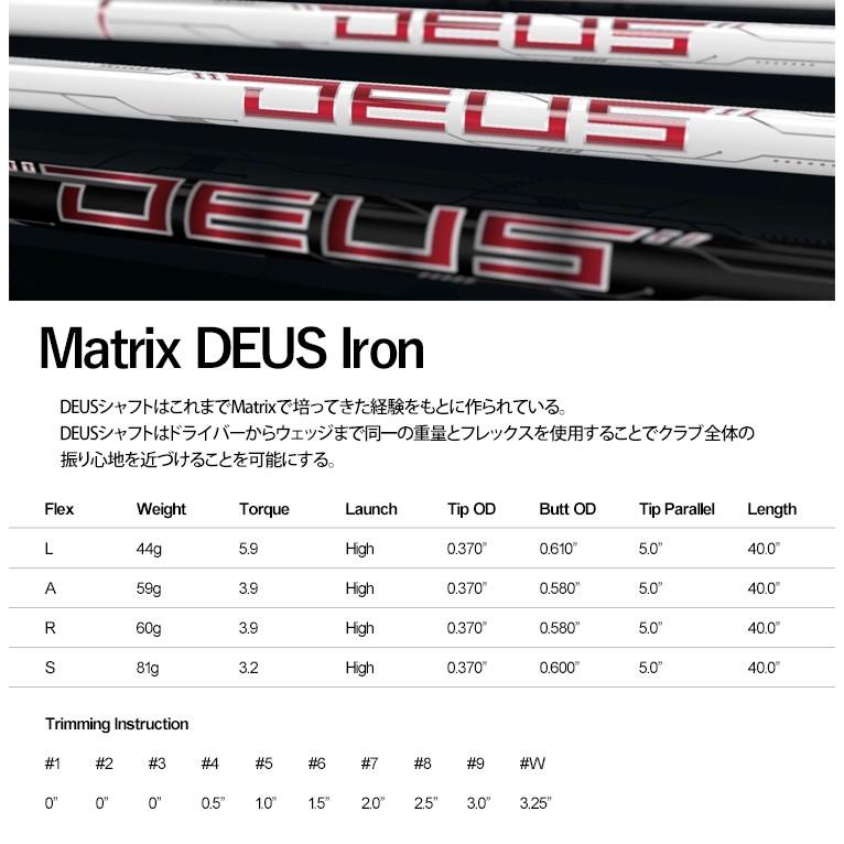 シャフト アイアン用 マトリックス Deus アイアン Mrx Deir ゴルフハンズ 通販 Yahoo ショッピング
