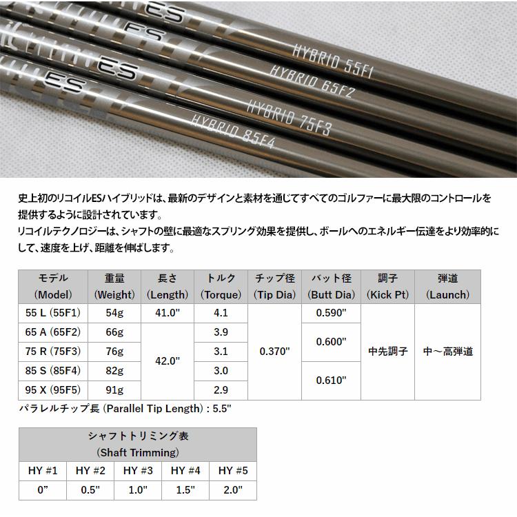 【全てメーカー純正部品使用】 PING iクロスオーバー 純正 スリーブ装着 USTマミヤ Recoil ES ハイブリッド アイアン｜golfhands｜02