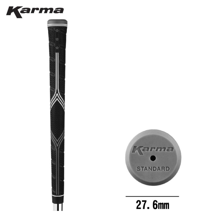 カーマ（Karma）ソフトトラック ゴルフグリップ（Soft Trac Golf Grips） スタンダードサイズ ウッド＆アイアン用グリップ RF258 | ブランド登録なし | 01