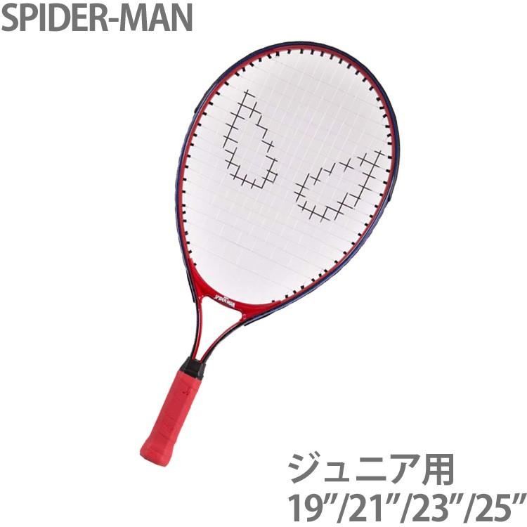 スポーツ テニス ラケット マーベルコミック スパイダーマン ジュニア用 テニスラケット (19・21・23・25”) SMRQ｜golfhands