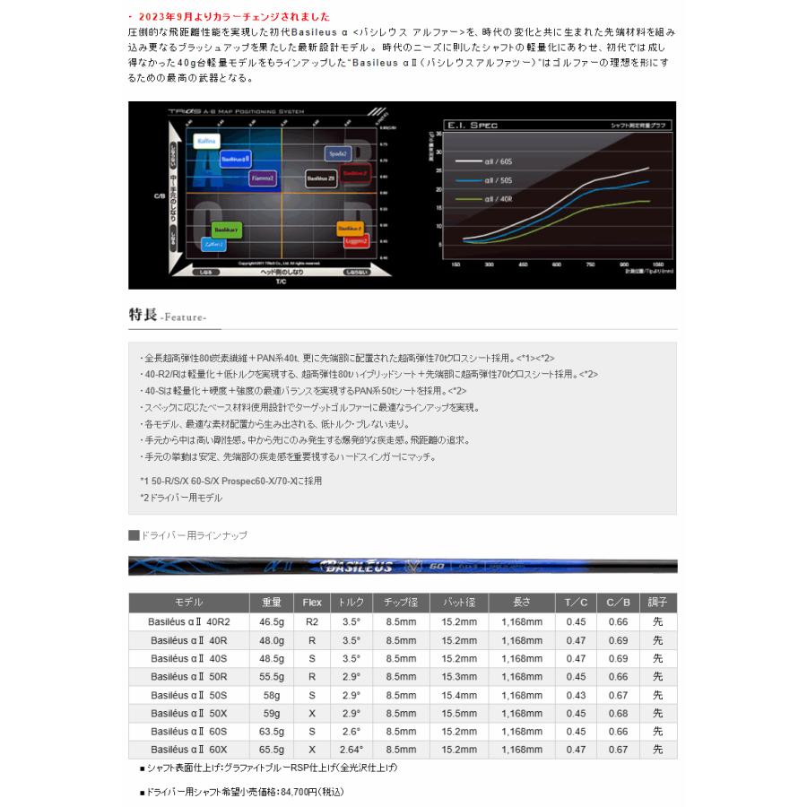Basileus（バシレウス） 【全てメーカー純正部品使用】 スリクソン ZX