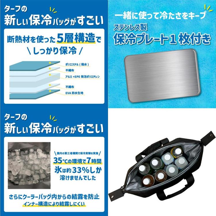【予約品4月中旬以降発売予定】【2026年モデル】 朝日ゴルフ ターフデザイン TURFDESIGN 保冷剤付 クーラーバッグ 熱中症対策 暑さ対策 部活 クラブ TDCLB-BF72の画像