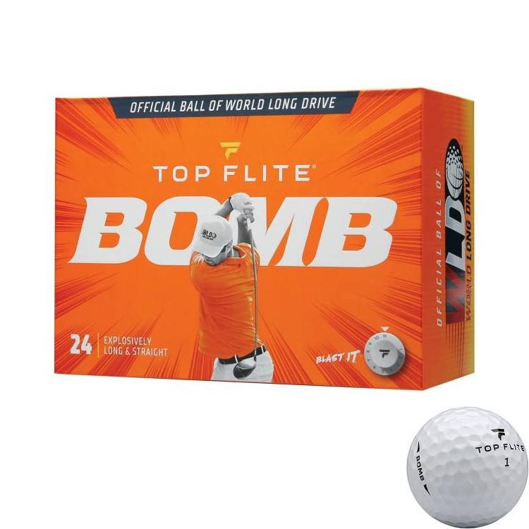 ゴルフ ボール トップフライト ボム (Top-Flite BOMB Golf Balls) ゴルフボール 24個入 TFB0037