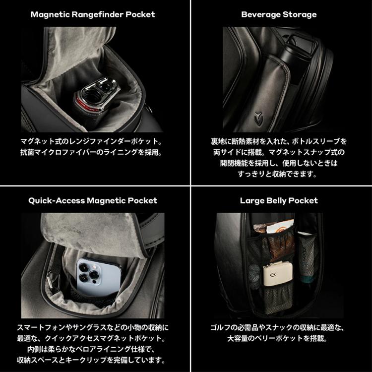VESSEL ゴルフ キャディバッグ ベゼル プライム 2.0 キャディバッグ