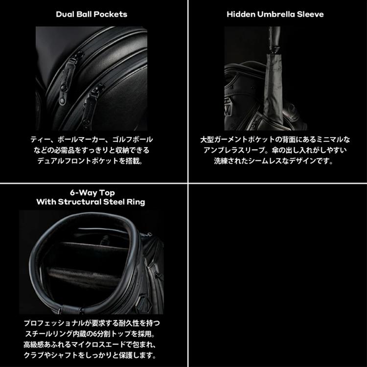 VESSEL ゴルフ キャディバッグ ベゼル プライム 2.0 キャディバッグ