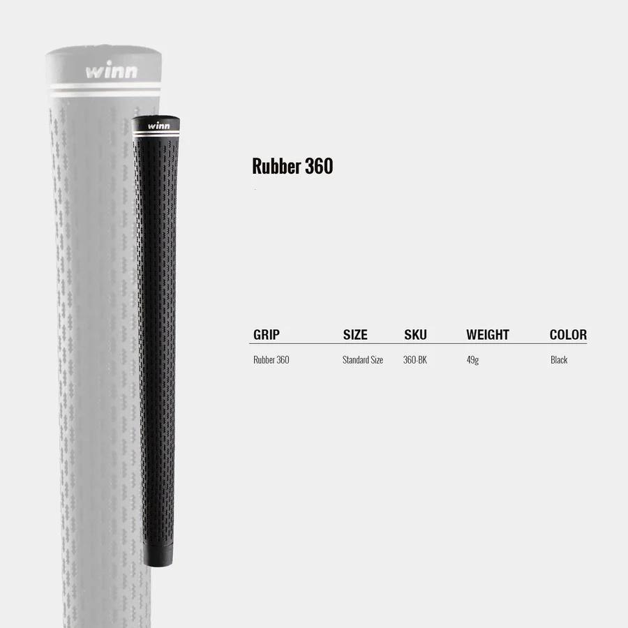 ウィン（WINN） 360 ラバー ウッド＆アイアン用グリップ スタンダード