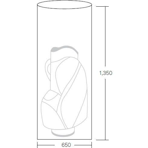 LITE（ライト） ゴルフ シュリンク 袋 Z-65 キャディーバッグ入れ ポリ