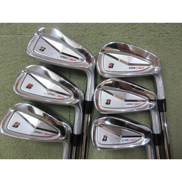 [美品]ブリヂストン258CBP 6本MODUS3TOUR105DUALFLOW ブリヂストン BRIDGESTONE GOLF 258CBP アイアンセット（6本セット