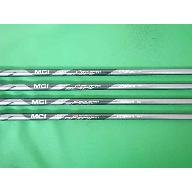 MCI ブラック　フジクラ シャフト 80R ４本セット フジクラシャフト S[163284]フジクラ MCI BLACK 80 7I〜P 4本(R)/R/0