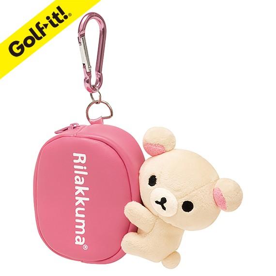 在庫あり 即出荷可 ボールケース キャラクター かわいい ポーチ ボールホルダー ゴルフ ラウンド用品 コリラックマ ボールポーチ ライト Lite C 115 Cisama Sc Gov Br
