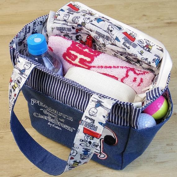 LITE（ライト） スヌーピー ラウンドバッグ トートバッグゴルフ用品